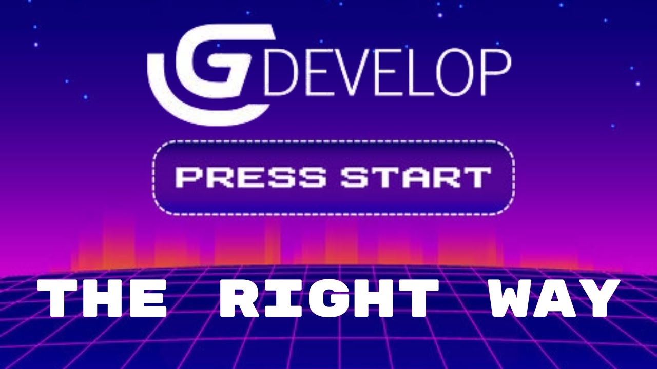 Как создать стартовый экран в Gdevelop!