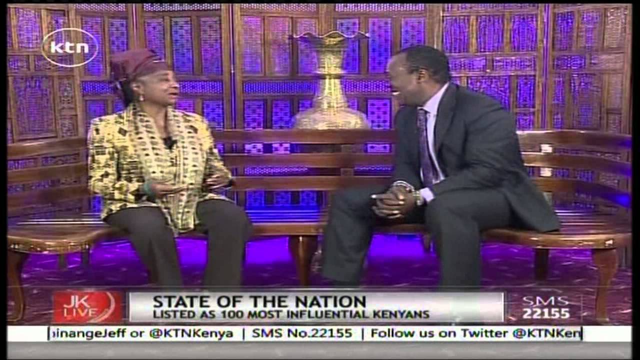 Jeff Koinange Live with renown playwright Micere Mugo part1