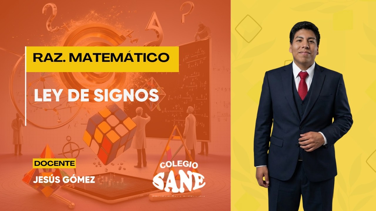 RAZ. MATEMÁTICO / LEY DE SIGNOS /  1º I BIM / 07 - 03