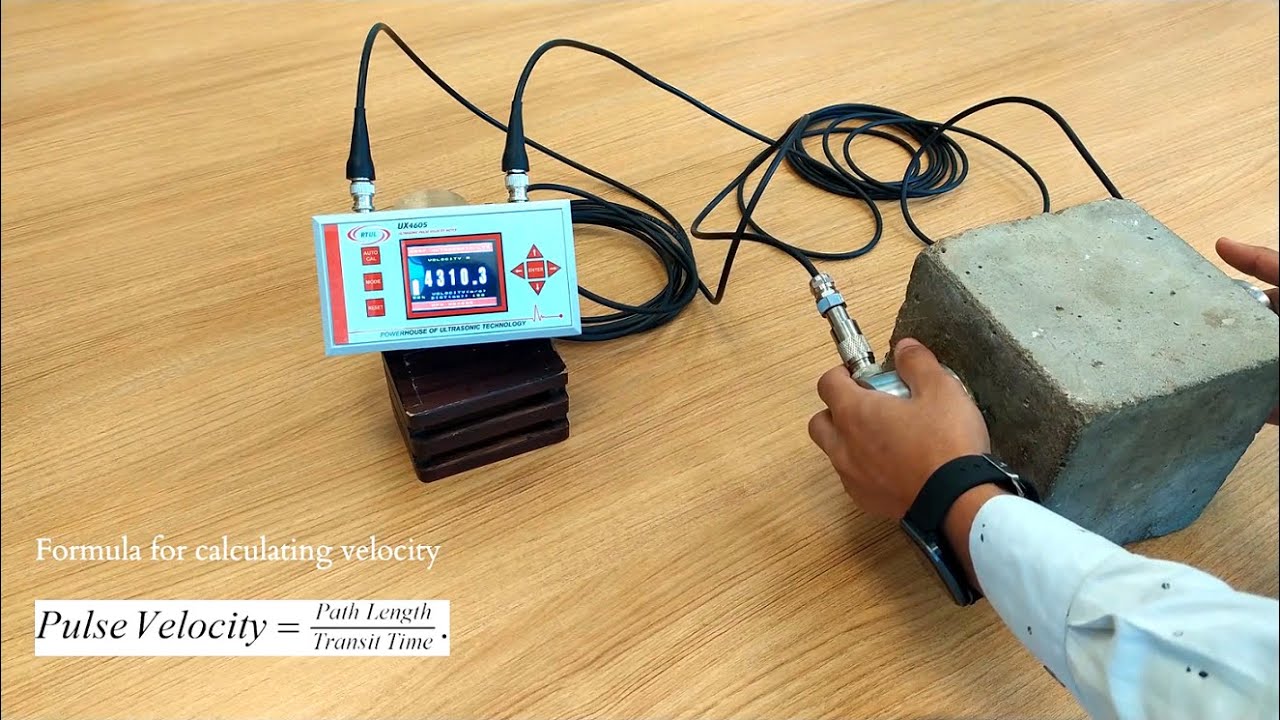 Ultrasonic Pulse Velocity Meter | Ultrasonic Concrete Tester Demo | Pulse Velocity Meter | Trending
