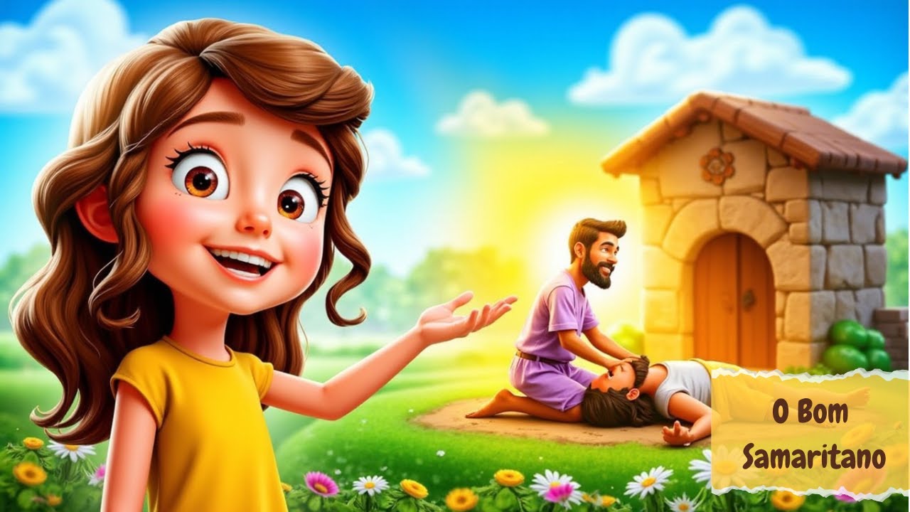 O Coração do Bom Samaritano a Lição de Amor de Jesus | História Infantil Gospel | Música Evangélica.
