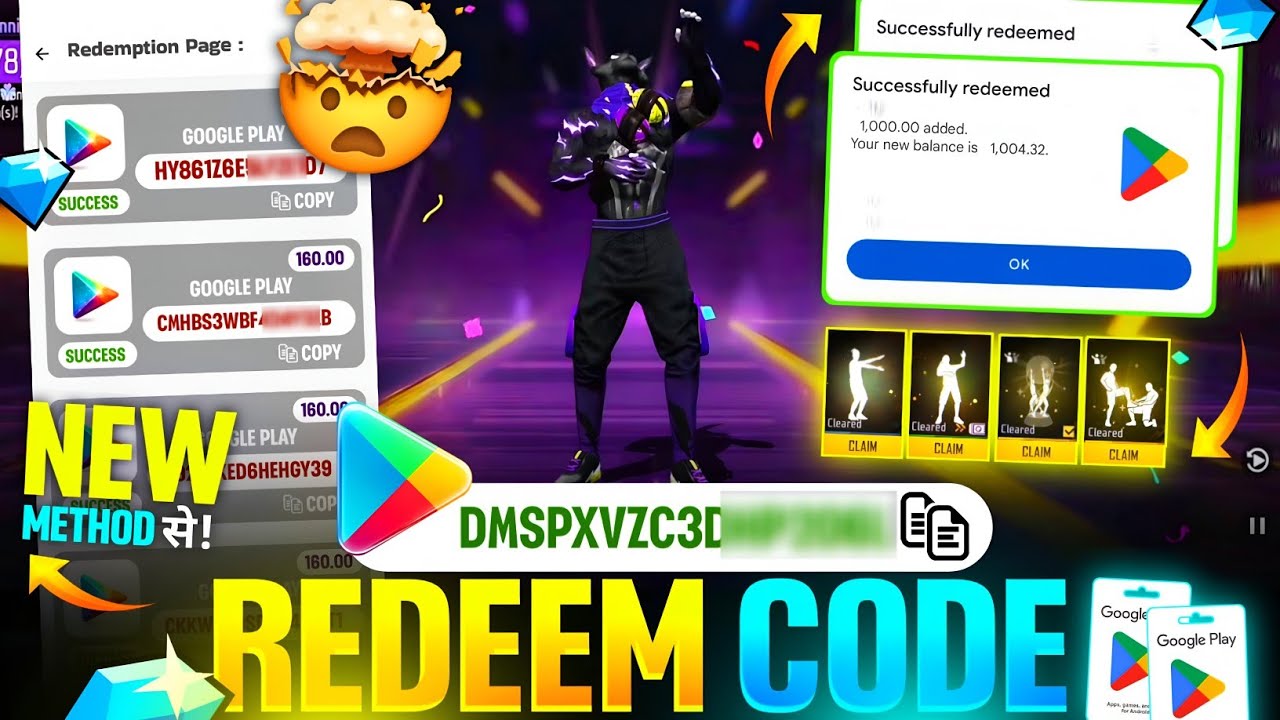 FREE REDEEM CODE ( LOL EMOTE ) | FREE REDEEM CODE APP | FREE GOOGLE PLAY STORE REDEEM CODE APP 2026