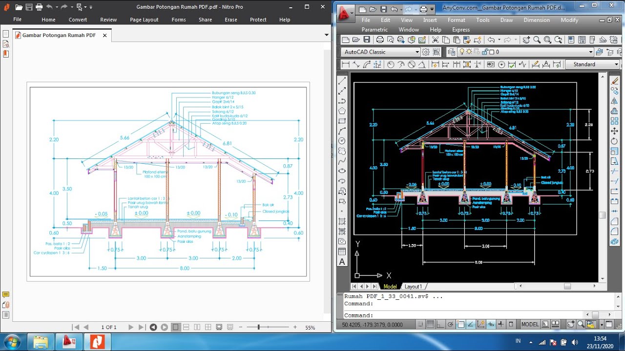 Mengubah Gambar PDF Menjadi DWG AutoCAD Secara Online Beserta Cara Mengatur Ukurannya