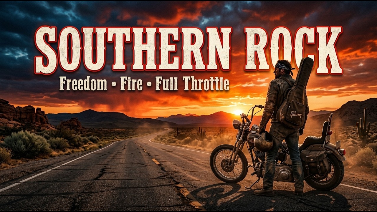 Whiskey & Guitars – Southern Rock Road Trip Playlist 2026 🔥