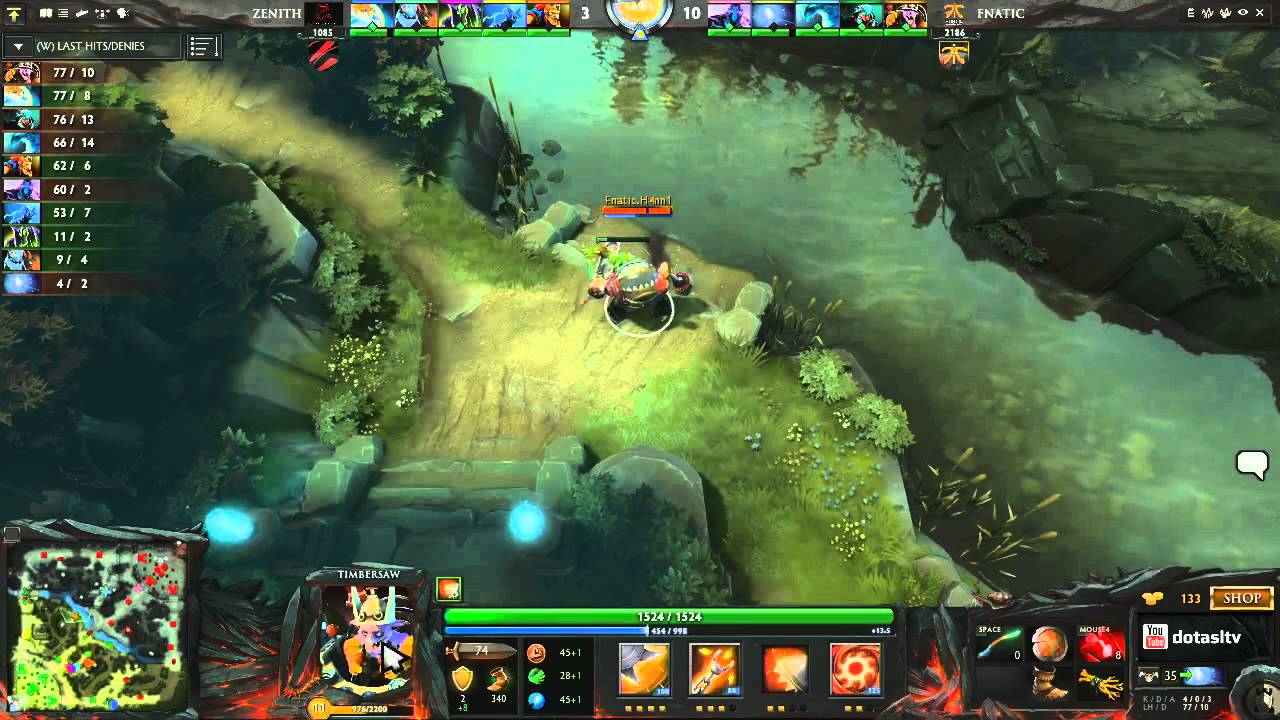 Zenith vs Fnatic, TI3 Group A, game 1