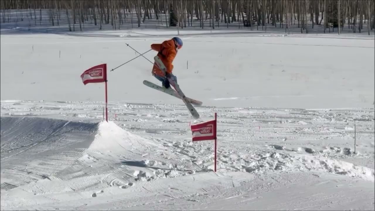 Steezy Crossed Tail Grab Skiing Crested Butte Colorado January 2026