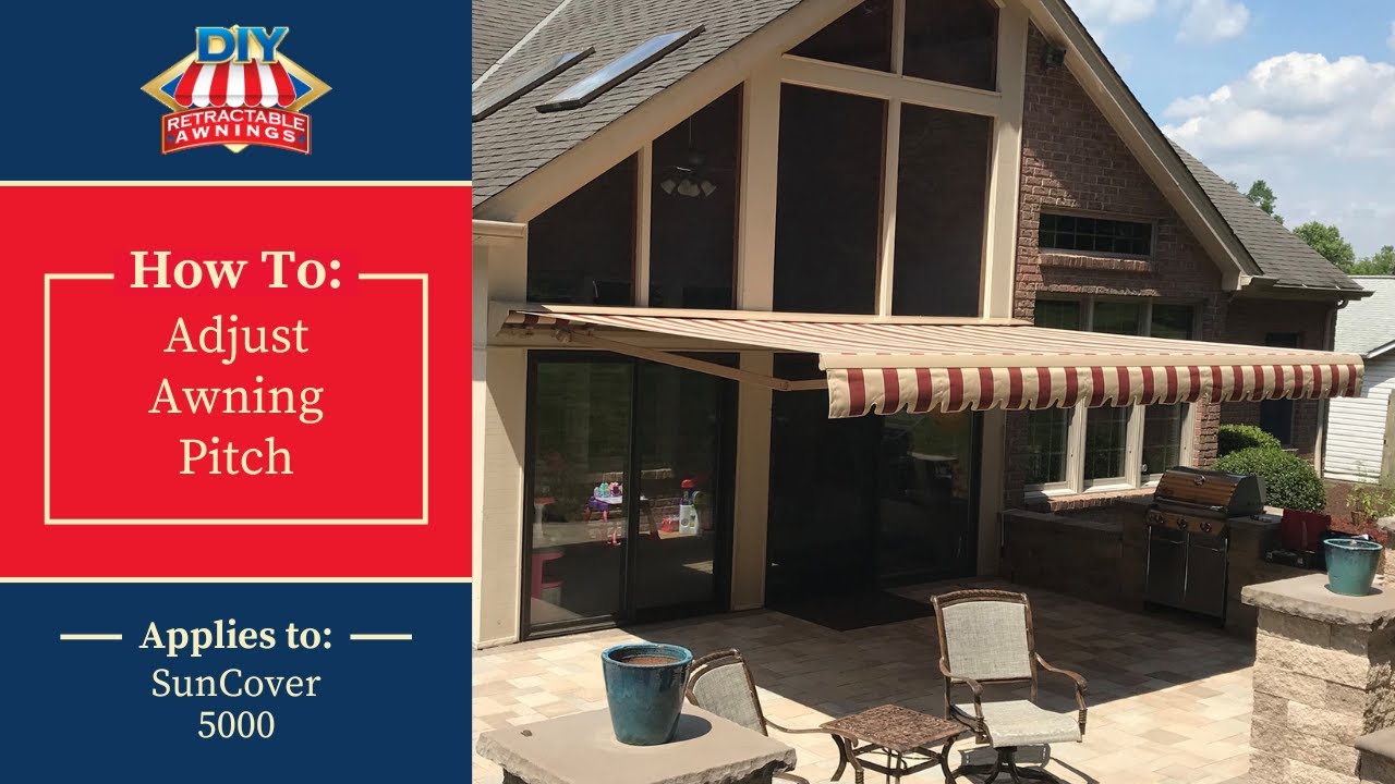 How to Adjust Awning Pitch | Awning Companies | DIY Retractable Awnings