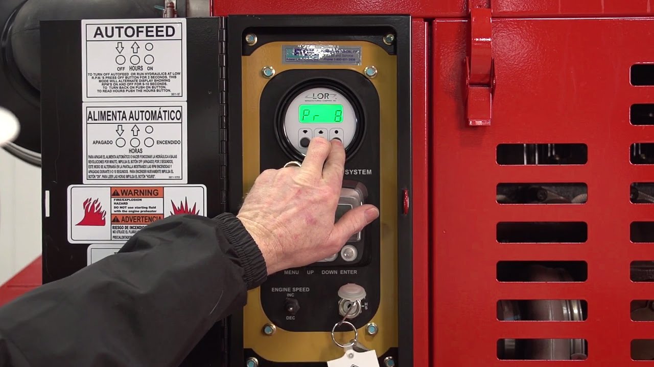 Maintenance Made Easy -  Setting the Auto Feed on a Brush Chipper