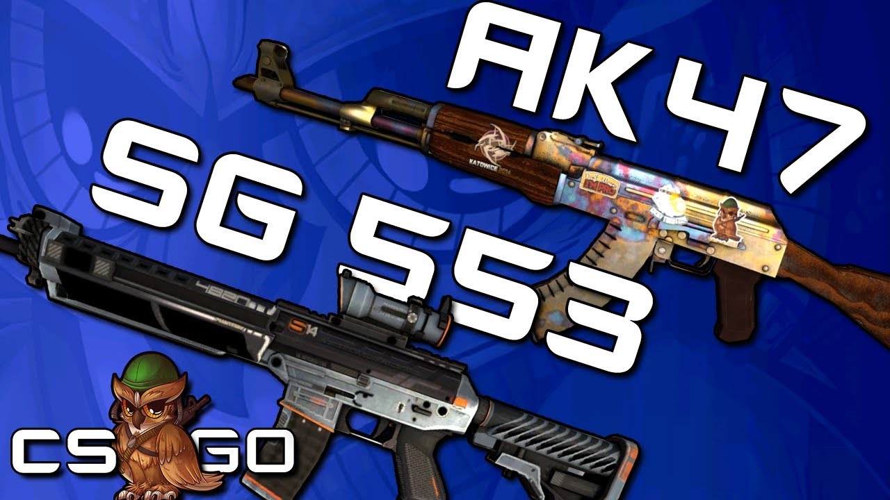 Что лучше использовать: АК-47 или SG 553? CS:GO
