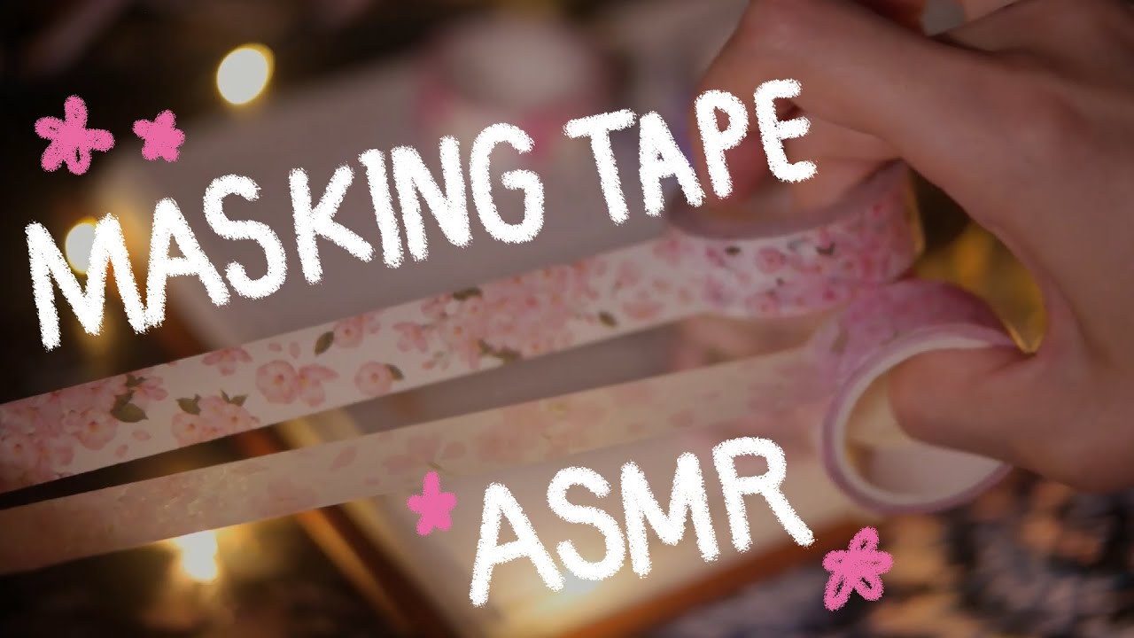 [ASMR] 귀를 관통하는 마스킹 테이프 소리 / Sound of masking tape