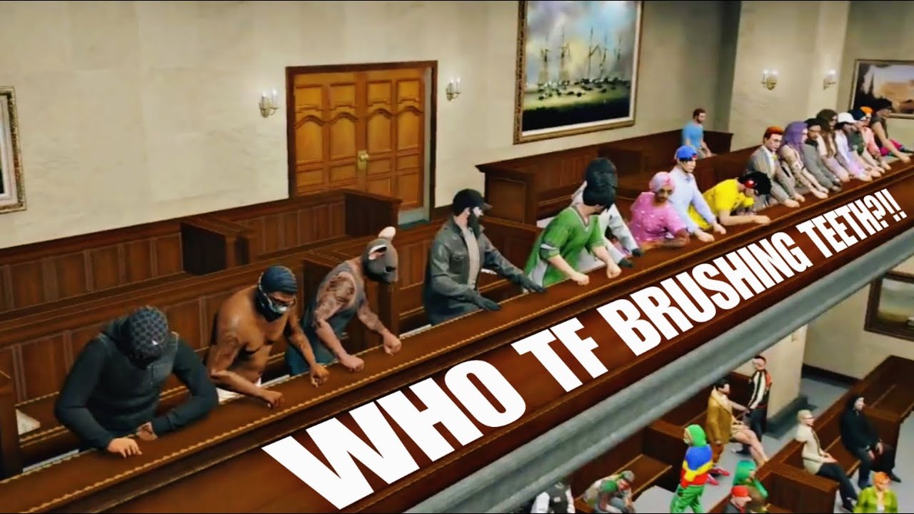 The Chaos Everytime Chang Gang at the Courthouse | NoPixel | GTA RP | CG