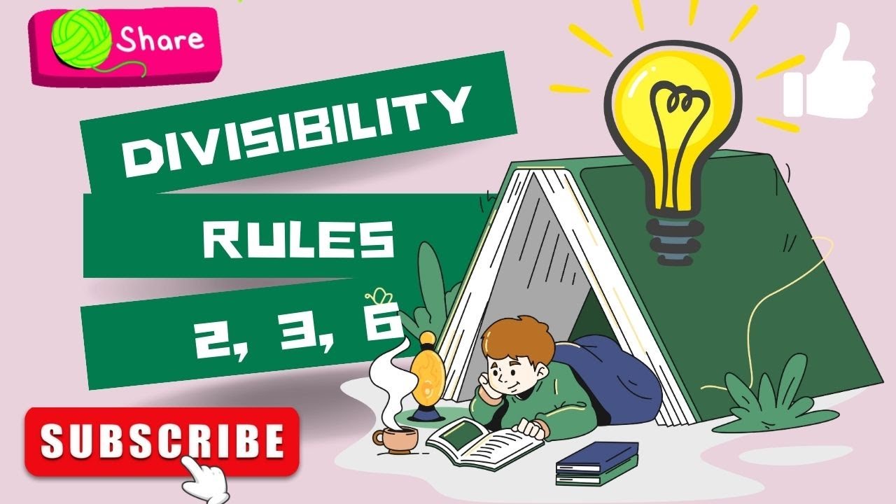 Divisibility rule of 2,3 and 6 basic maths ( easy and detailed explanation!)