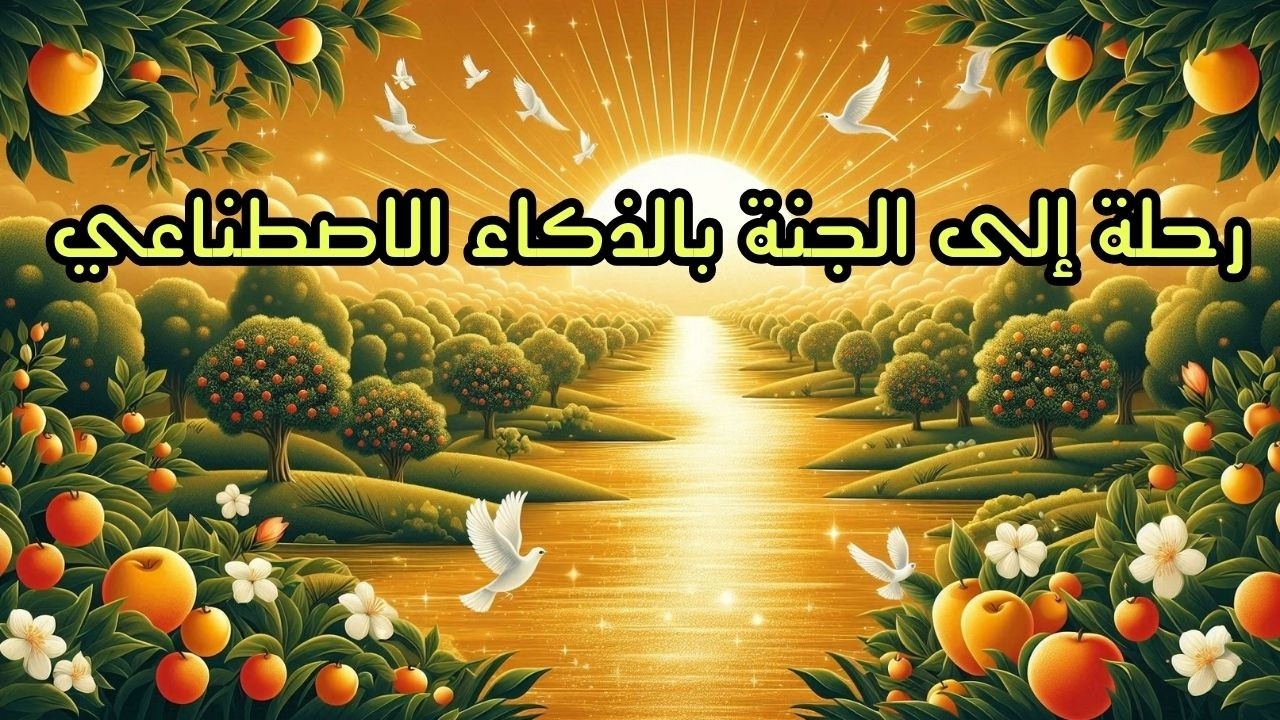 رحلة إلى الجنة😍كما وصفها القرآن والسنة بتقنية الذكاء الاصطناعي