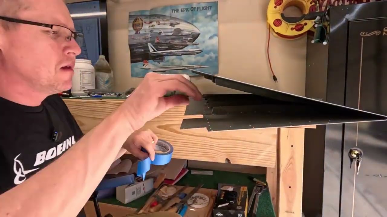 Building a Van's RV-8 in my Garage Rudder Pt.6