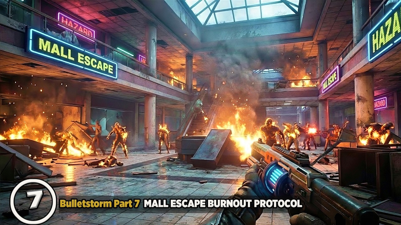 Escaping Chaos in the Collapsing Mall | Bulletstorm Skillshot Rampage