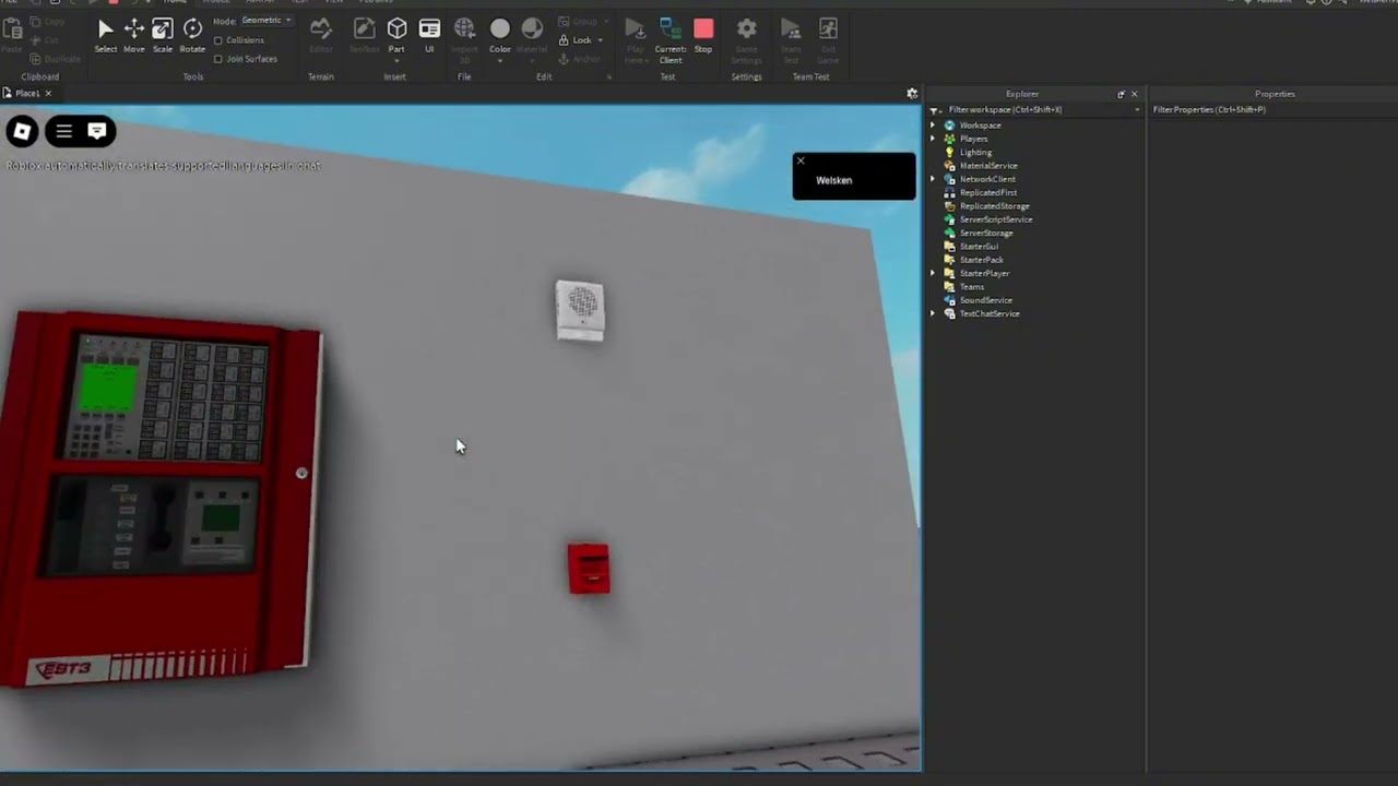 How to set up a voice evacuation system in roblox! ##firealarms #roblox