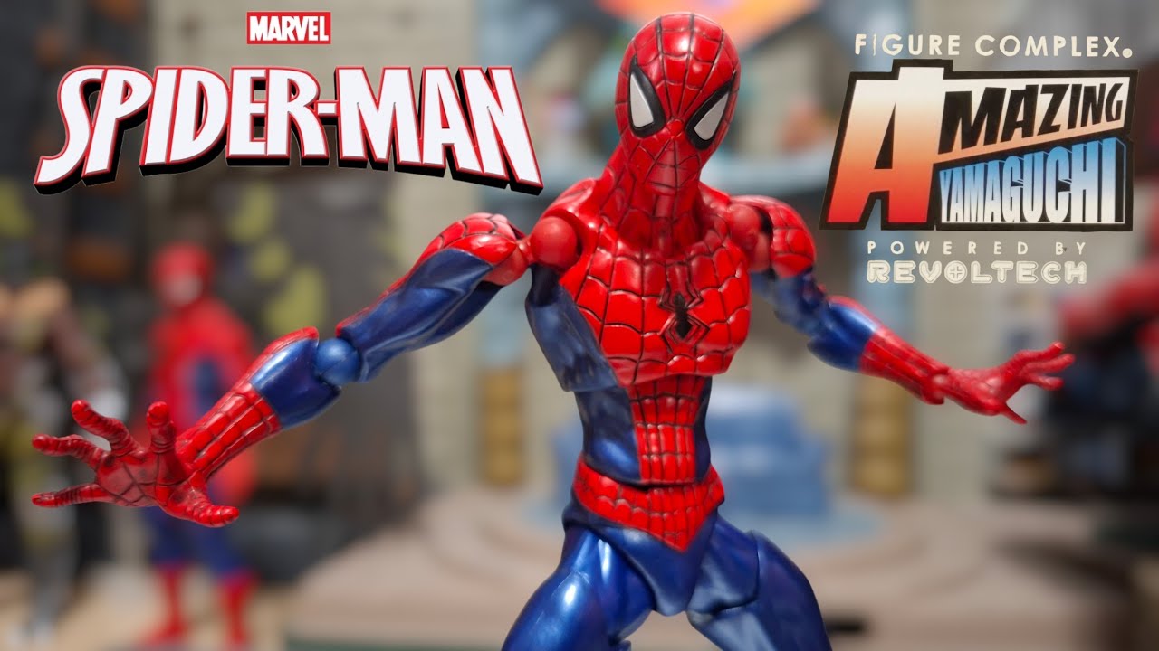 ¡¡UNBOXING REVIEW AMAZING YAMAGUCHI REVOLTECH SPIDER-MAN!!
