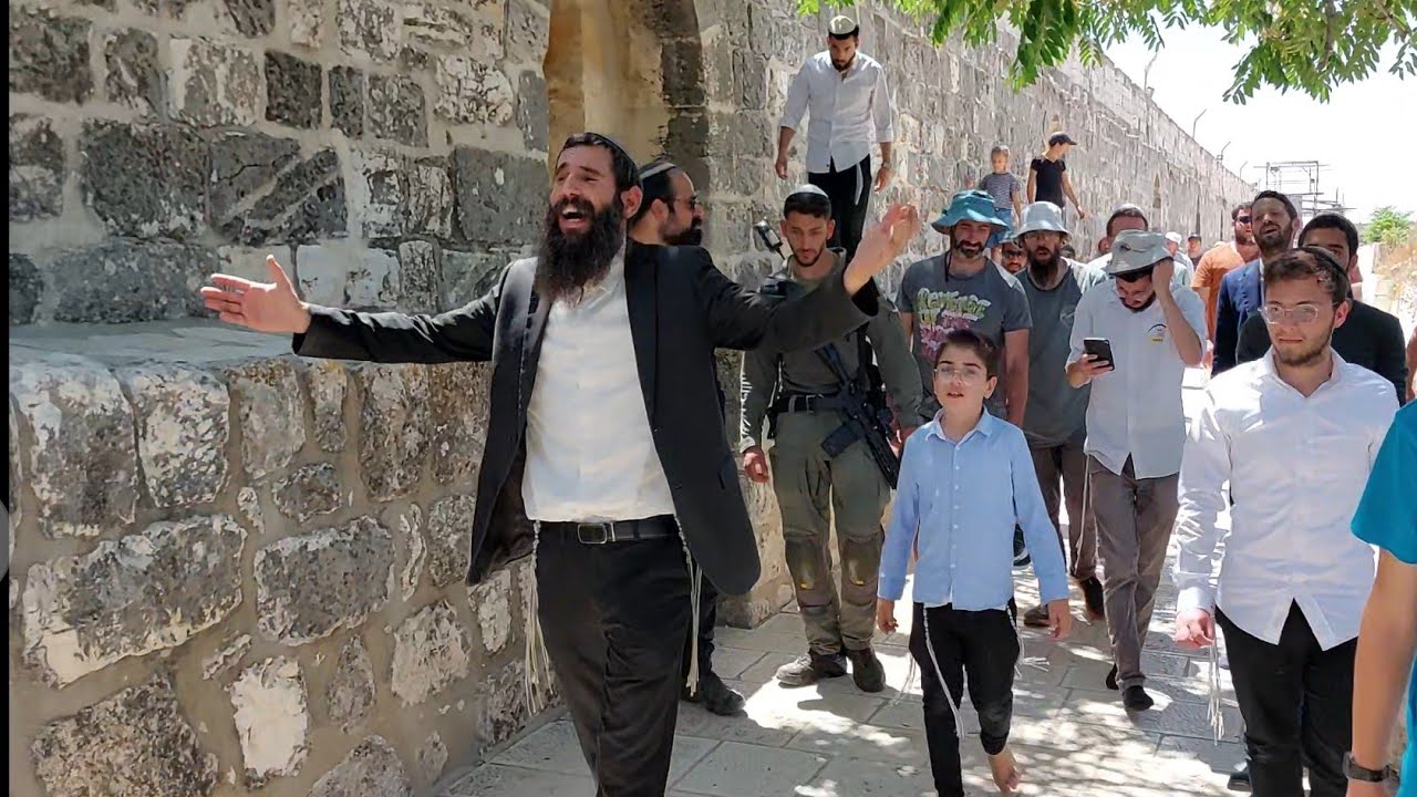 עלייה להר הבית תשעה באב תשפה עם הרב אלישע וולפסון הי
