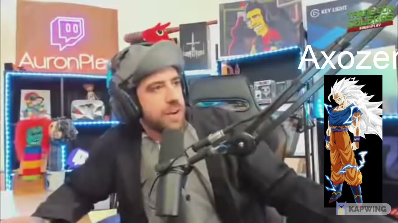 Auronplay reacciona la cara de Axozer
