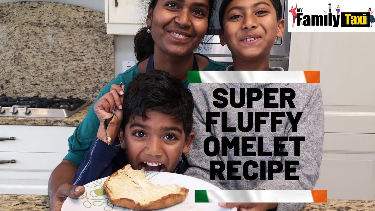 Irish Indian super Fluffy Omelet Recipe ! myfamilytaxi