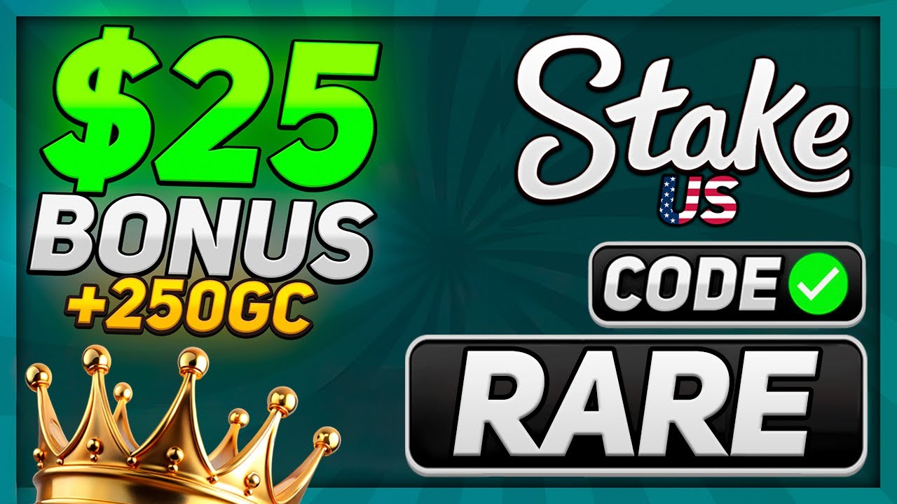 Stake US Promo Code 2026 "RARE" — Get $25 Stake Cash & 250K GC! (100% Working Code)