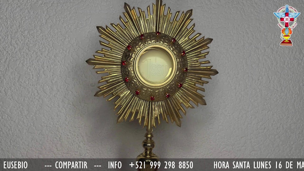 HORA SANTA LUNES 16 DE MARZO 2026 CON ORACION PARA LA SANACION Y LIBERACION INTERIOR.