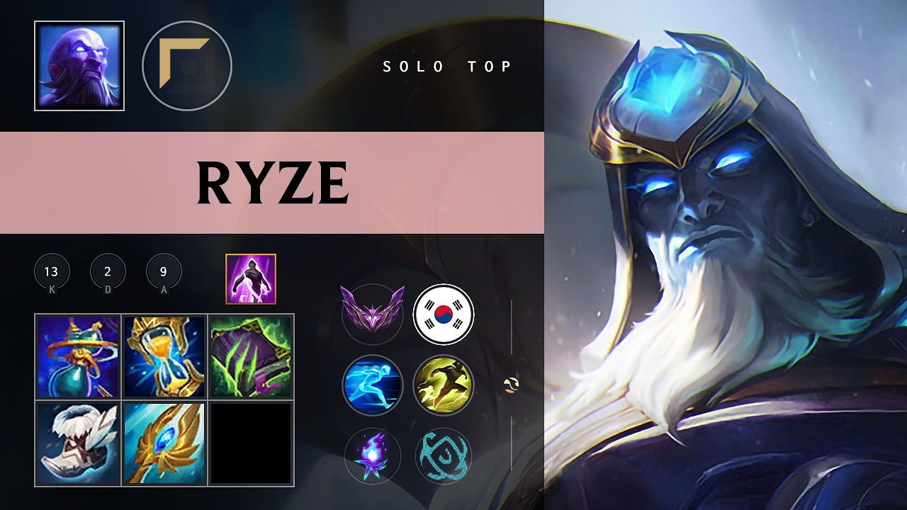 Ryze Top vs Aatrox - KR Master Patch 26.09