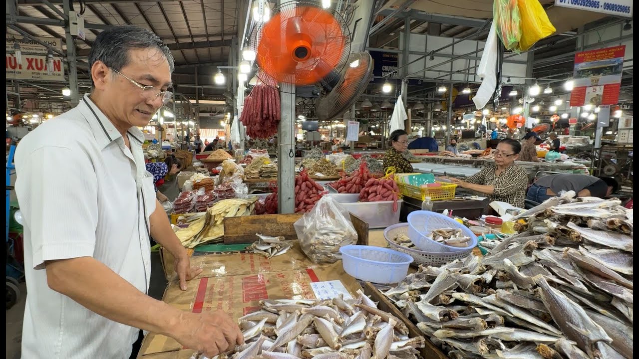 Самый большой рынок сухих продуктов в Сайгоне — Десент ||Столица всех видов сухих продуктов по оп...