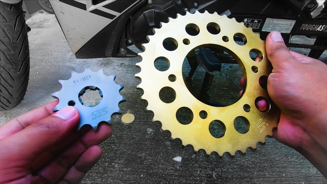 NEW SPROCKET FOR BETTER ACCELERATION (HOW TO INSTALL) |YAMAHA SNIPER 150