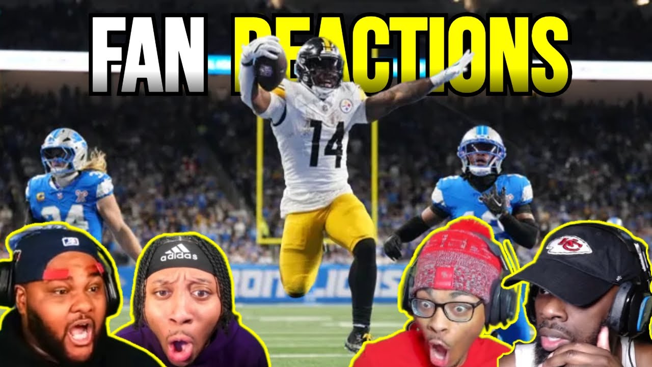Fans React To Steelers vs Lions Game Highlights | NFL 2025 Season Week 16