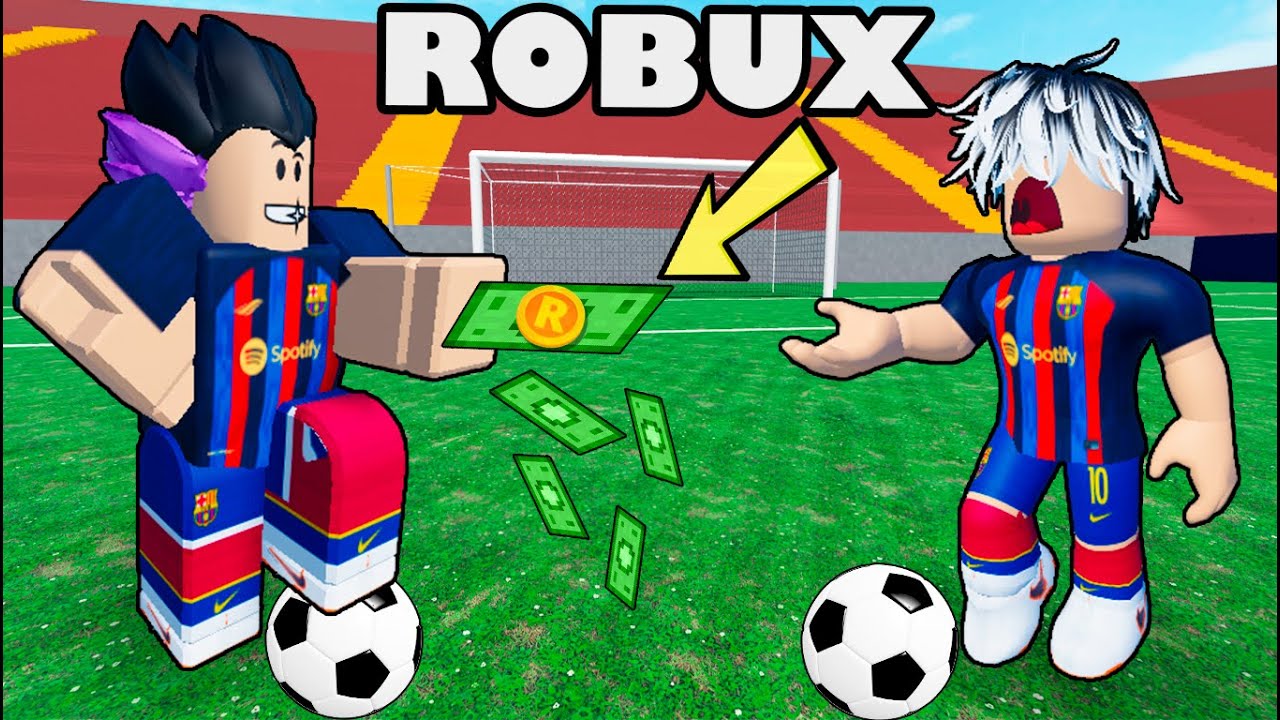 SE TOCAR A BOLA GANHA ROBUX DE GRAÇA SUPER LEAGUE SOCCER ROBLOX