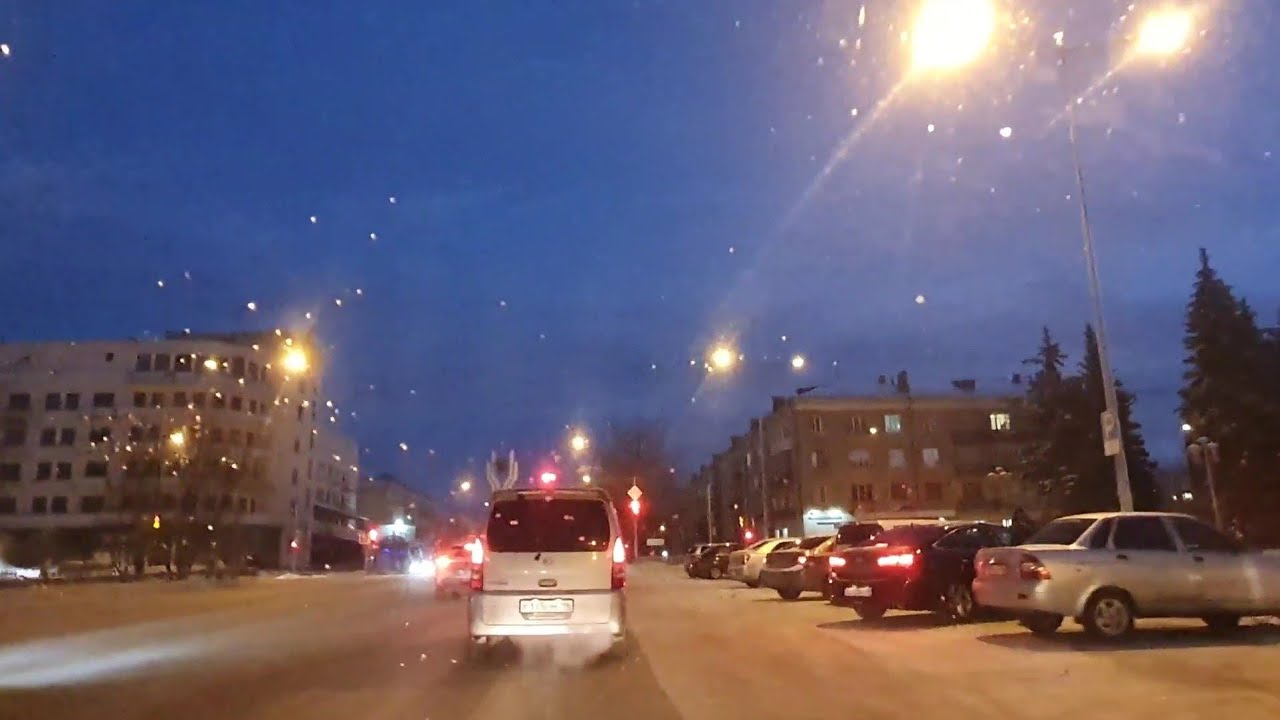 Вечерний Нижний Тагил.  Едем в Дзержинский район.  На вагонку!