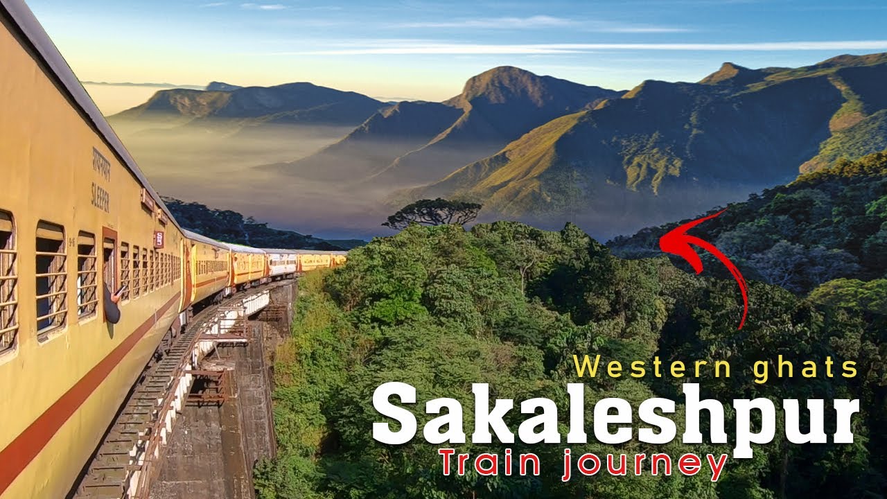 Sakleshpur Ghats Train Journey | Hubli - Mangalore | Amazing Western Ghats | Vlog 154