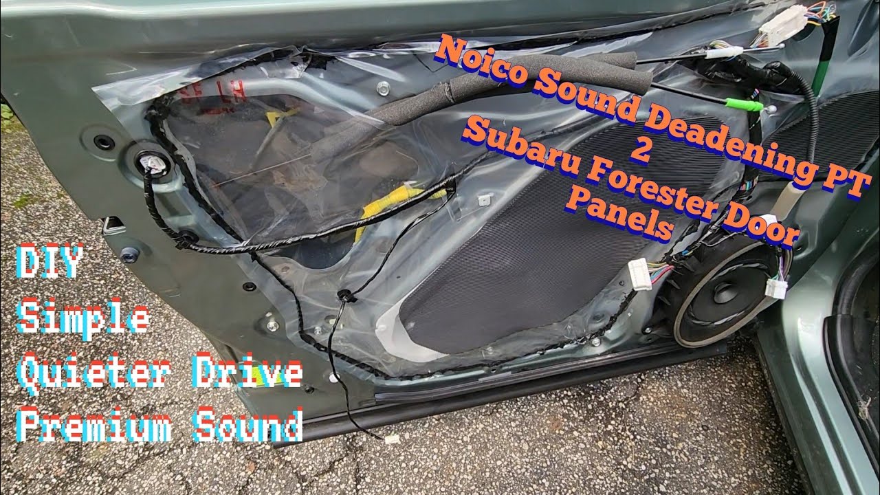 Car Care : Soundproof/Sound Deadening PT 2 : Making Your Front Doors Sound And Look Premium