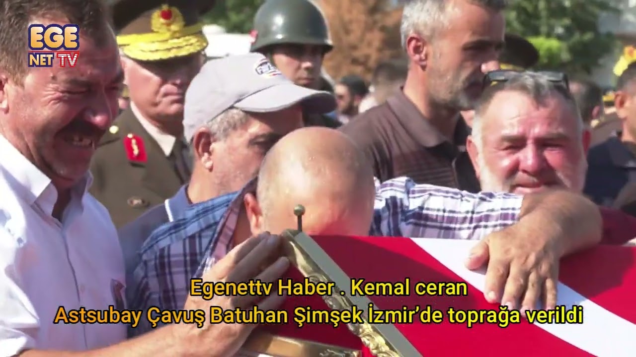 Astsubay Çavuş Batuhan Şimşek İzmir’de toprağa verildi