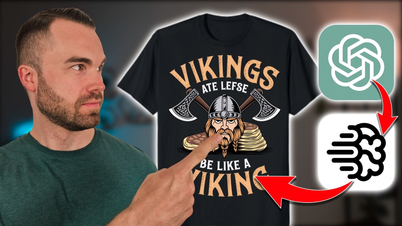 AI T-Shirt Design Made EASY: Ideogram + ChatGPT Tutorial!