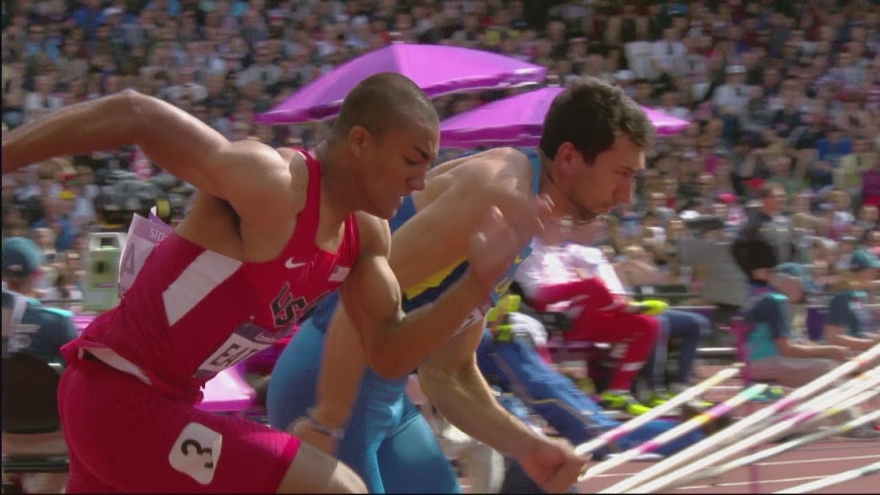 Decathlon - Eaton Sets 100m Olympic Best - Full Event - London 2012 Olympics