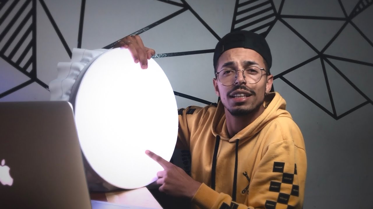 SOFTBOX COM PANELA - DIY