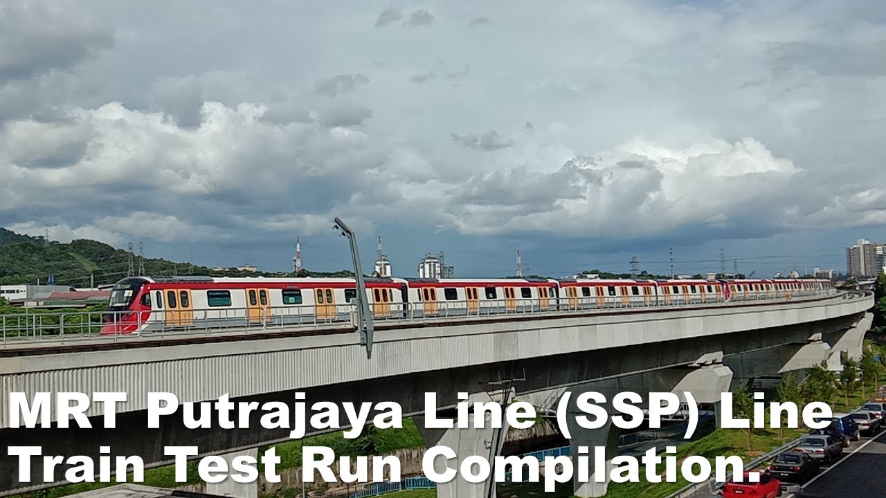 MRT Putrajaya Line (SSP Line) Train Test Run Compilation.
