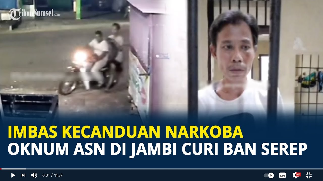 Viral Oknum ASN di Jambi Curi Ban Serep Imbas Narkoba, Kini Ditangkap Polisi