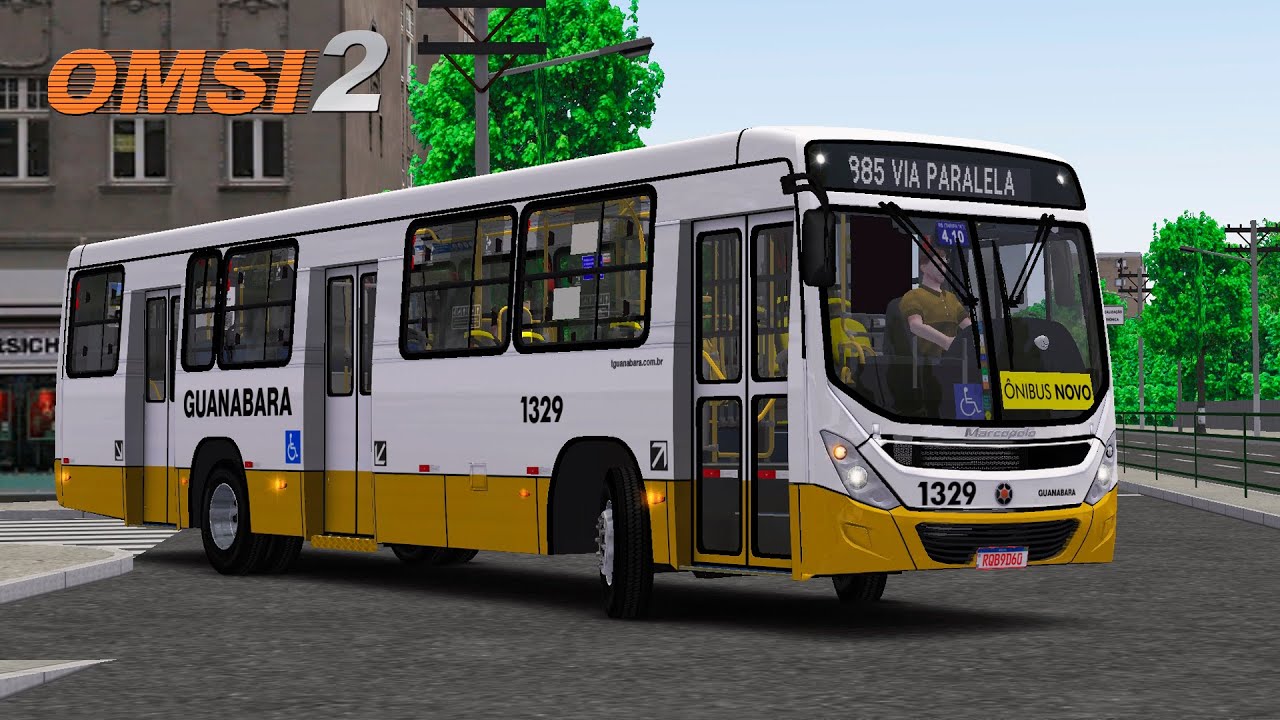 OMSI 2 - Marcopolo Torino S MB OF-1721 BT5 da Guanabara | Mapa Soteropolis Edit V1.61 - Linha 885