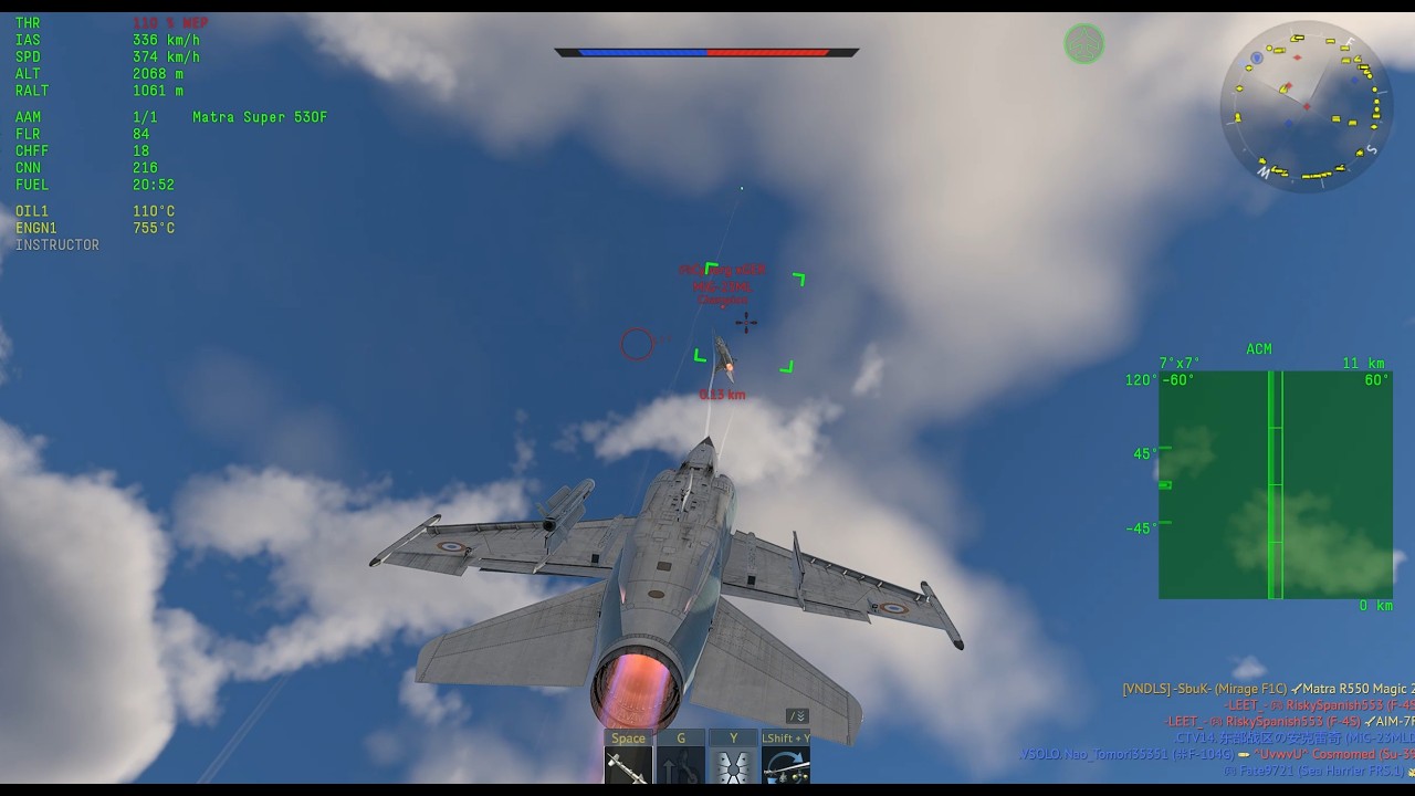 Cooking hard in the F-1C #WarThunder
