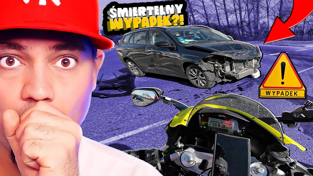 🏍️ MOTOVLOG : ŚMIERTELNY WYPADEK NA MOTO...?! | Juniorsky Vlog
