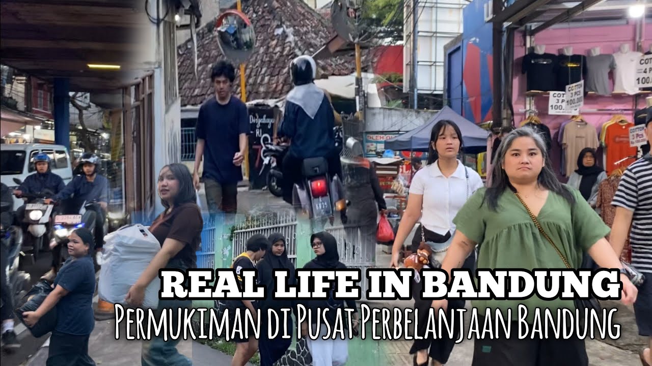 Street Walk Indonesia 🇮🇩 | Kehidupan Warga di Balik Ramainya Cihampelas