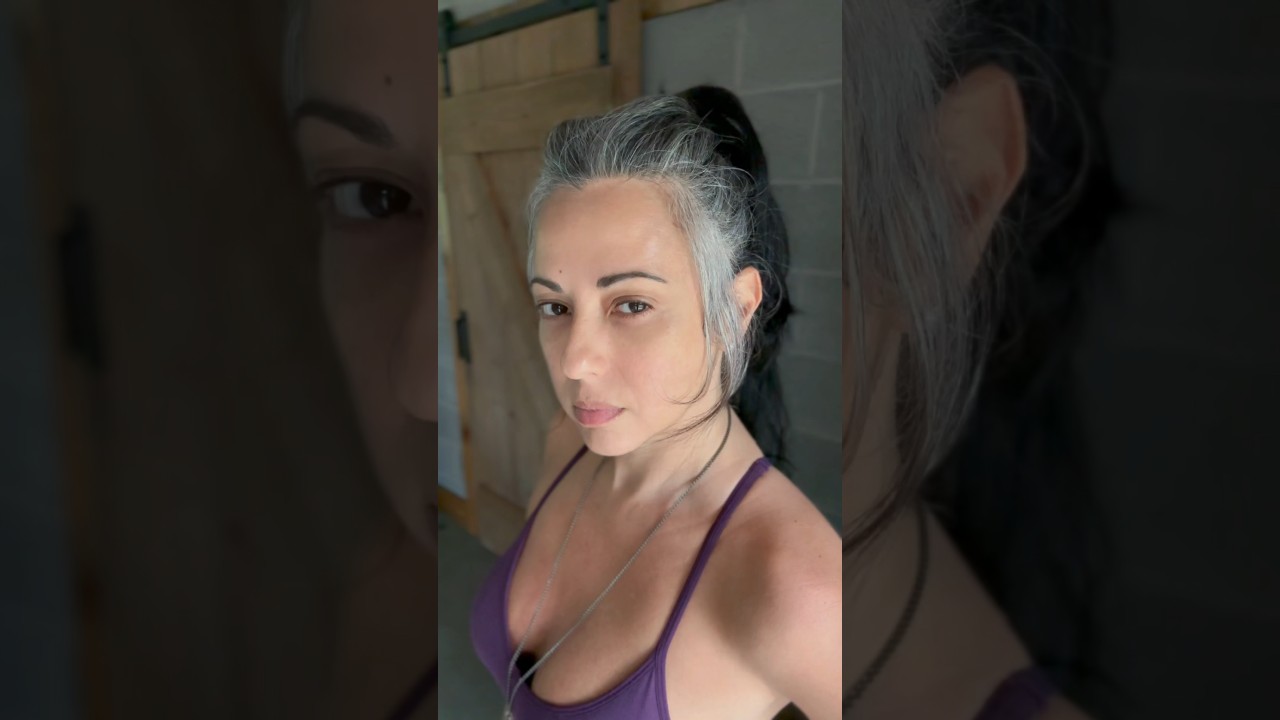 Gray Hair is the mark of a Warrior!! 💥💥💥 #silversisters #grayhair #greyhair