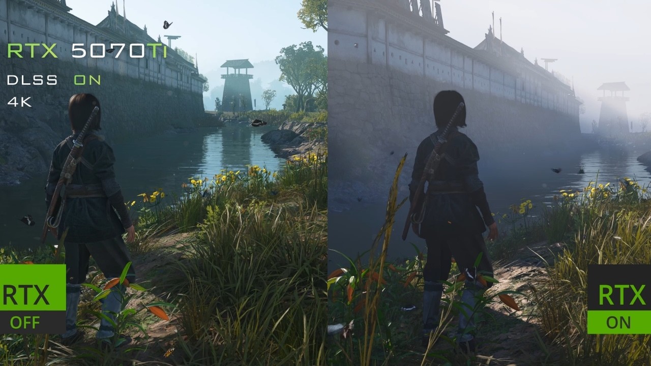 ASSASSIN'S CREED SHADOWS |RTX 5070 Ti |4K| RAY TRACING ON vs OFF GRAPHICS AND PERFORMANCE COMPARISON