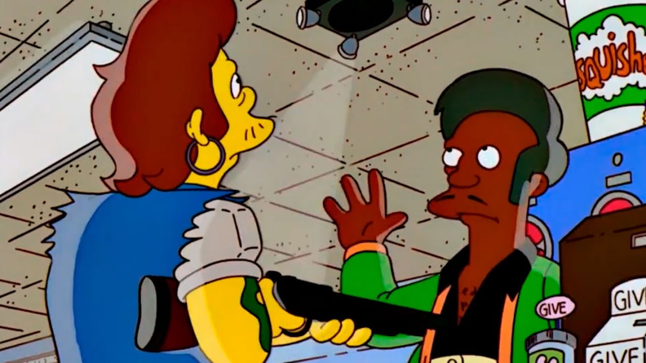 The Simpsons - Apu - Silent alarm activated!!
