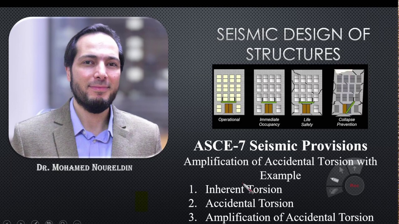 19- ASCE-7 Amplification of Accidental Torsion with Example- Dr. Noureldin