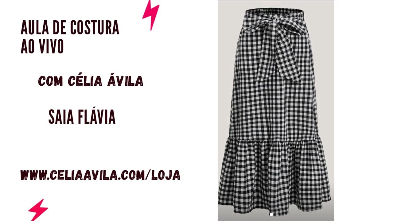 SAIA FLÁVIA - AULA DE COSTURA com CÉLIA ÁVILA