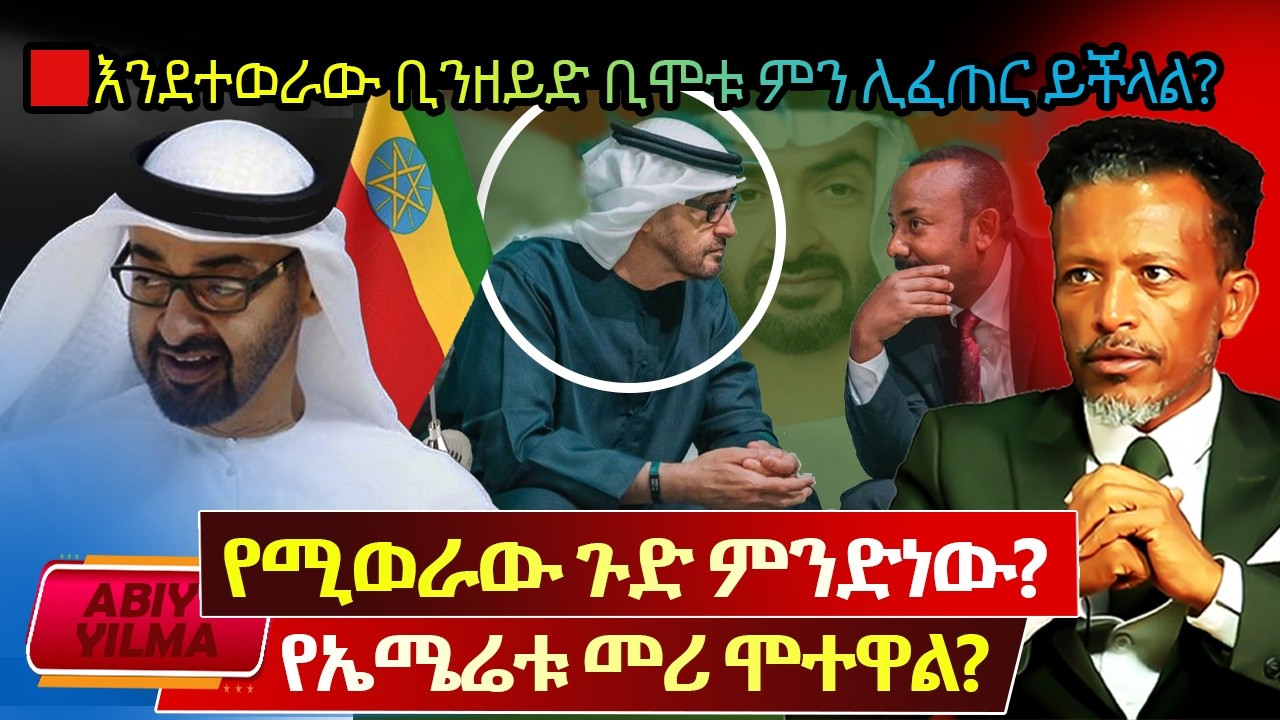 🔴ምንድነው የተፈጠረው⁉️የዶ/ር ዐቢይ ወዳጅ ቢን ዘይድ ቱርኮች እንዳሉት ሞተዋል ወይስ⁉️ኤርዶጋንስ⁉️ከጀርባ ያለውን ሙሉ ምስጢር ዘረገፍኩላችሁ🔴AbiyYilma